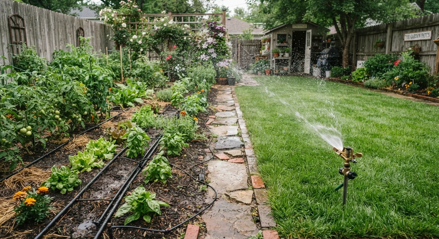 Drip Irrigation vs. Sprinkler Systems: Water Efficiency in the Yard