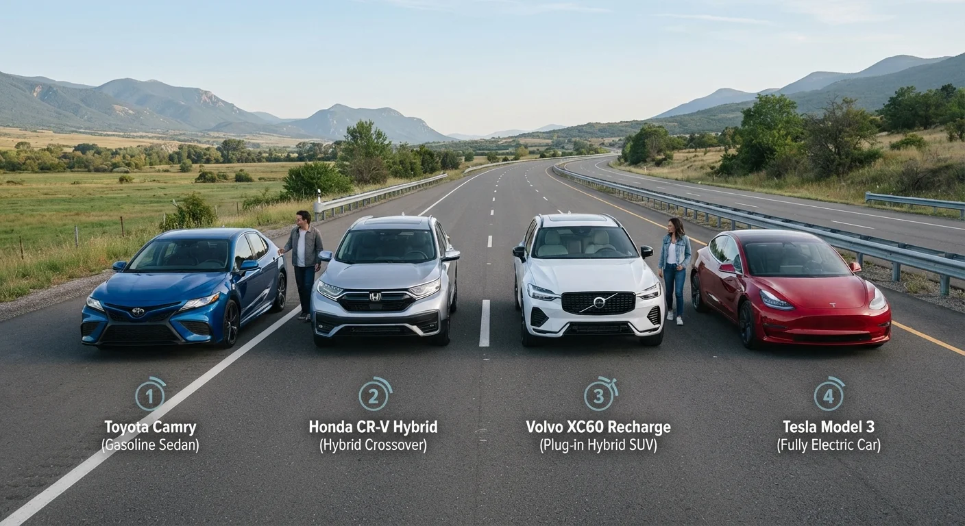 Gas, Hybrid, Plug-In Hybrid, or Electric: Understanding the Powertrain Spectrum