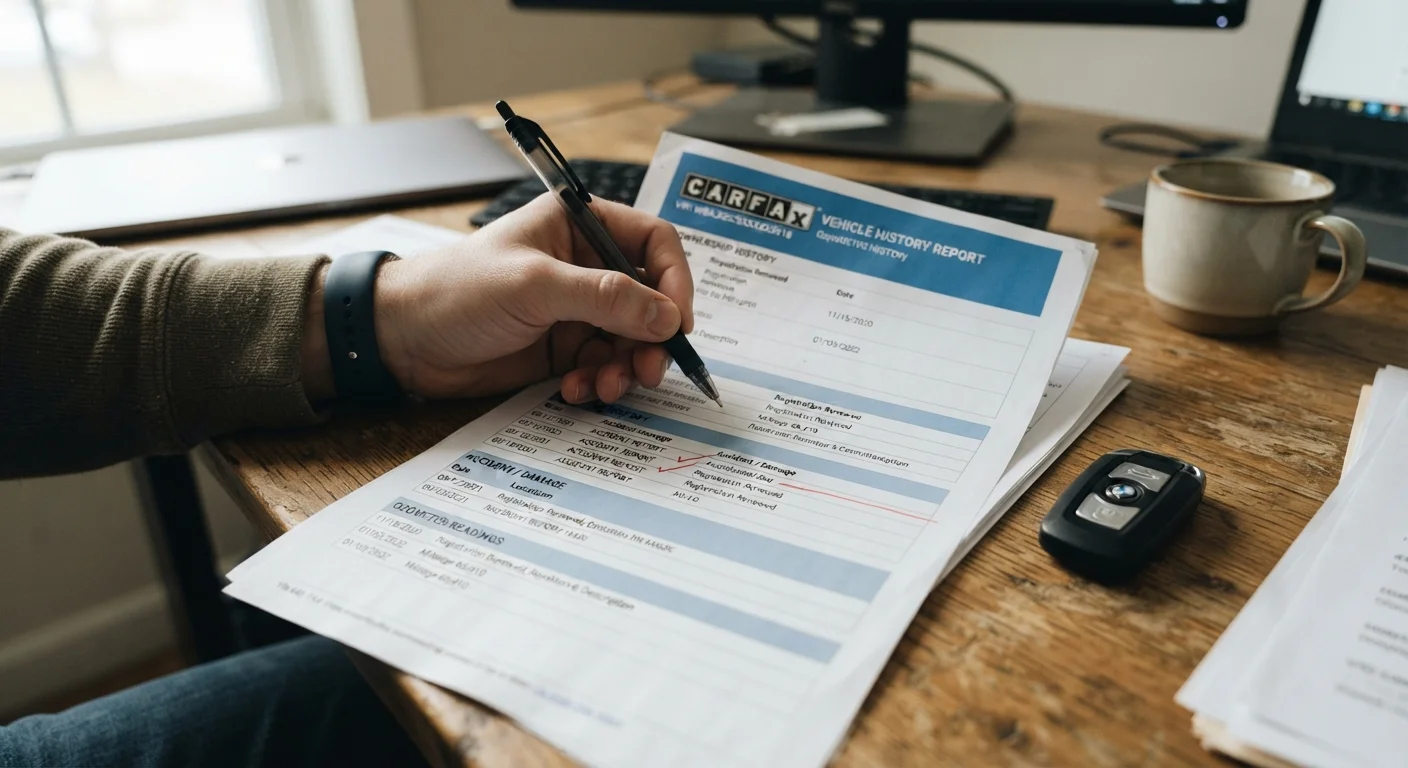 How to Read a Vehicle History Report Without Missing the Red Flags