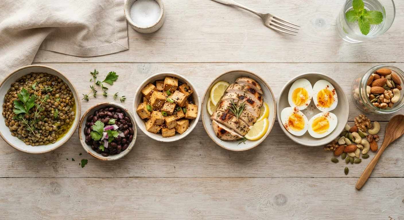 Protein Sources Side by Side: Animal vs. Plant