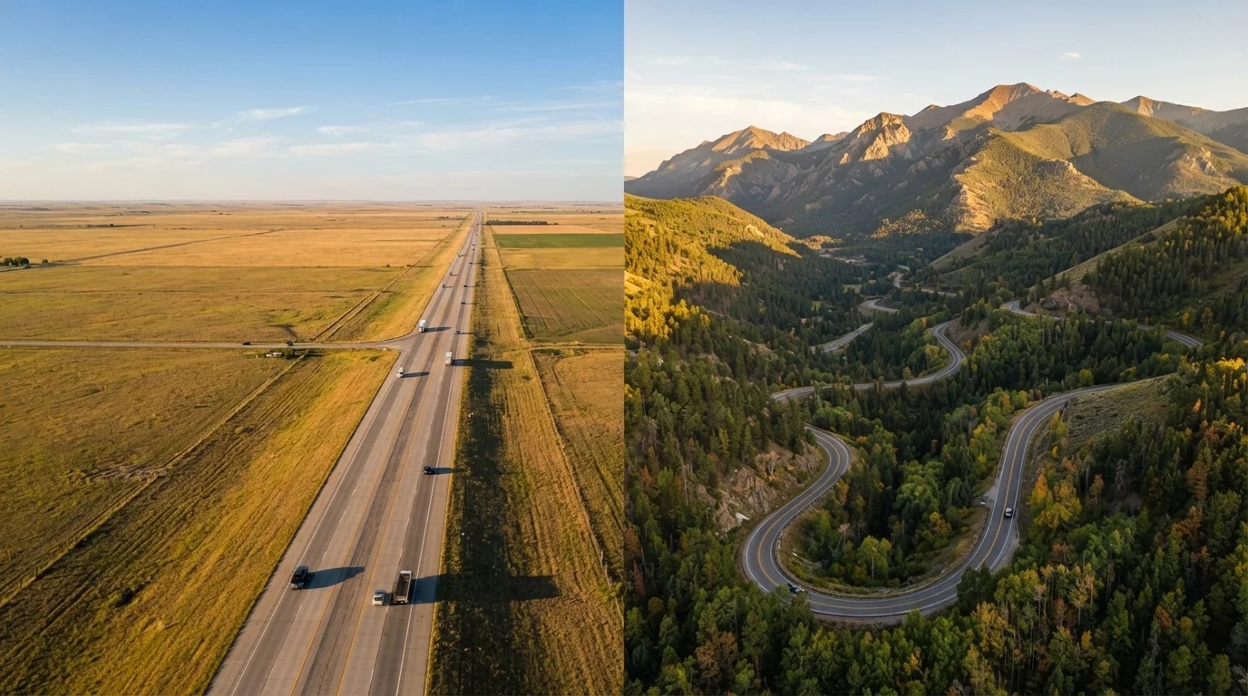 Scenic Byways vs. Interstates: Choosing the Right Road for Your Trip