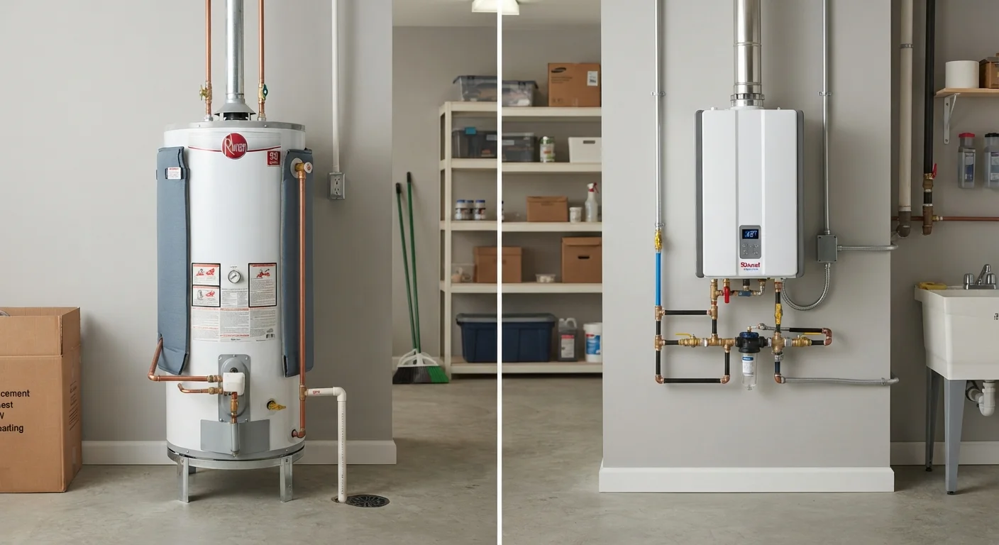Tank vs. Tankless Water Heaters: A Side-by-Side Look