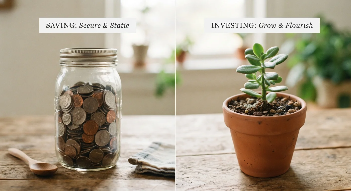 The Difference Between Saving and Investing — and Why Both Matter