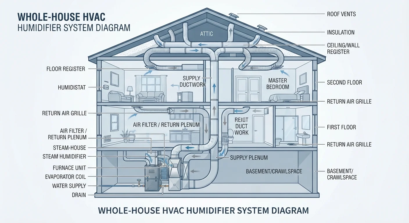 The Pros and Cons of a Whole-House Humidifier