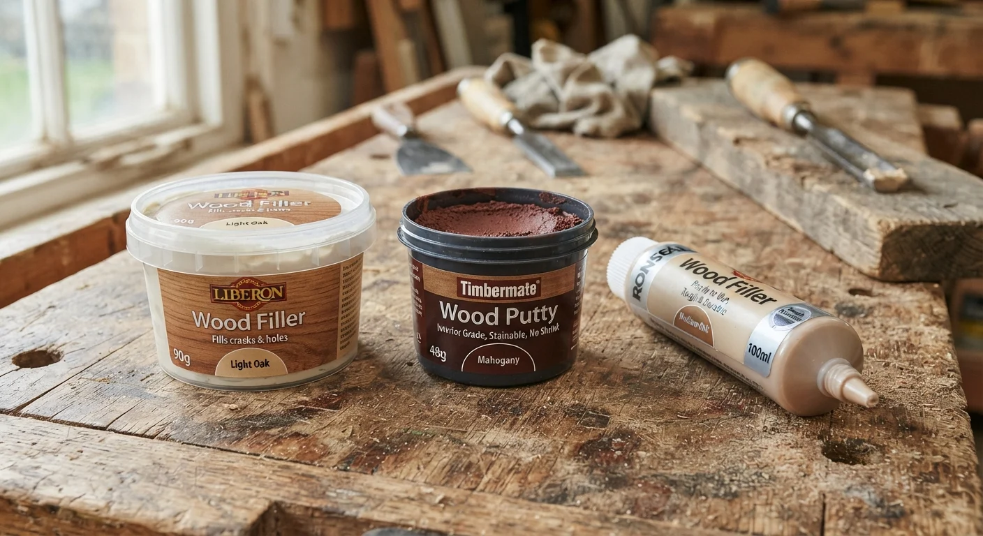 The Real Difference Between Wood Filler, Wood Putty, and Epoxy Filler