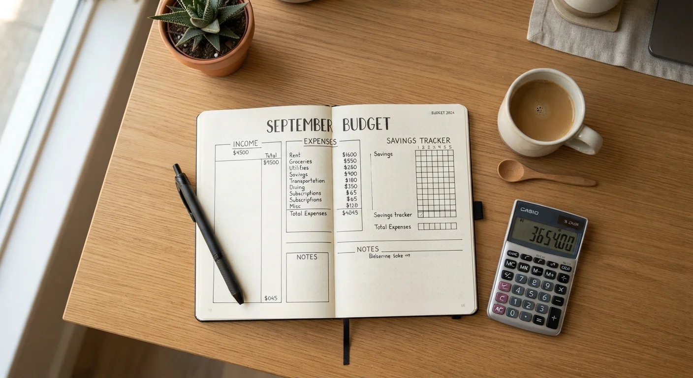 Your First Monthly Budget in Seven Steps
